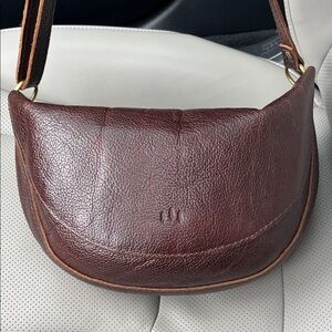 Portland Leather Koala Bag in cold brew